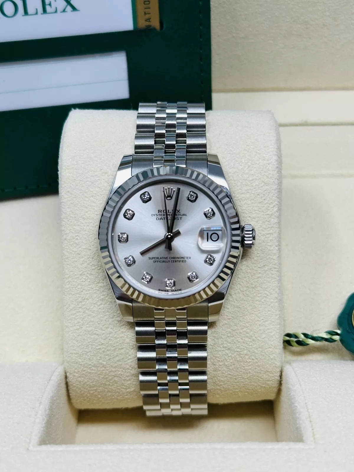【Super Clone】RLX Datejust m278274-0029/0030 Silver 31mm Dial Oyster Watch