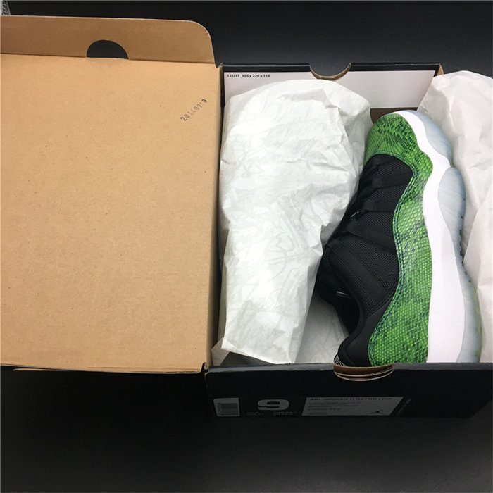 JRD 11 Retro Low Green Snakeskin 528895- 033