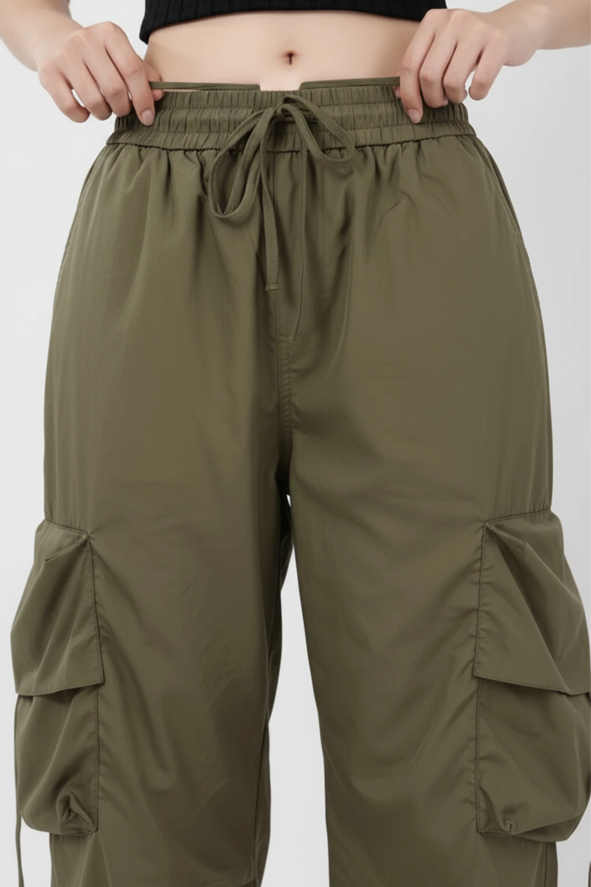 Wild Green Cargo Pants