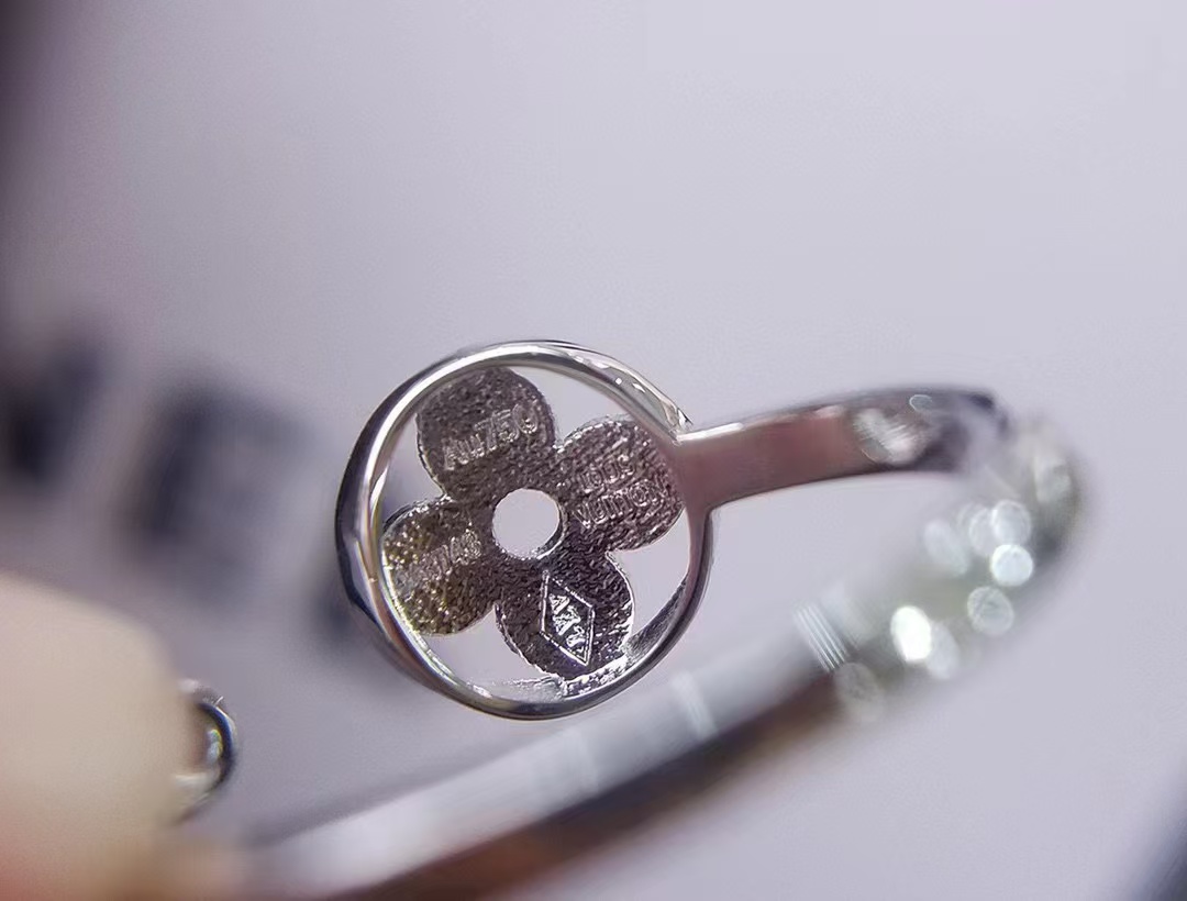 Fashion Flowers Diamond Non allergic open-ended Ring JZ-914027