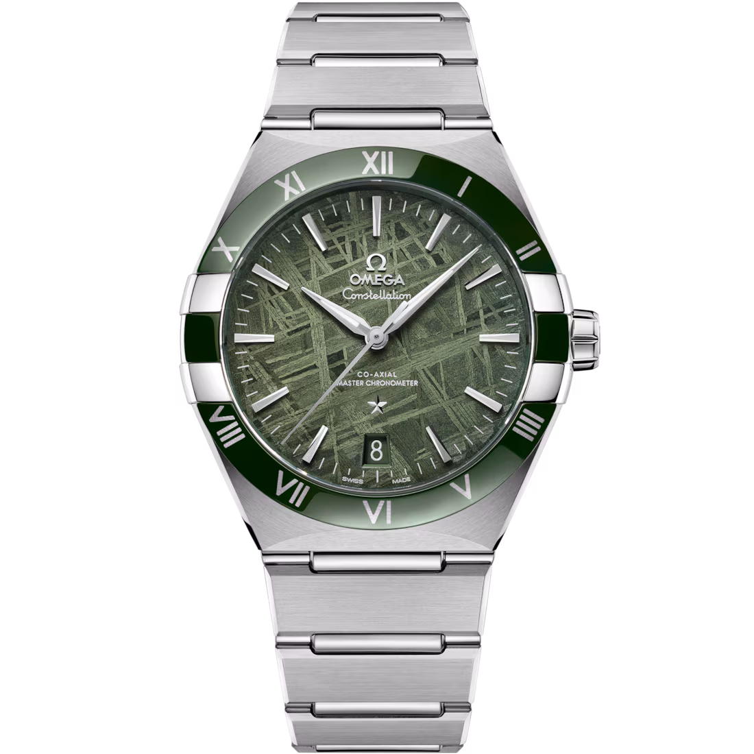 Omega Constellation 41mm Green Dial Stainless Steel Bracelet 131.30.41.21.99.002