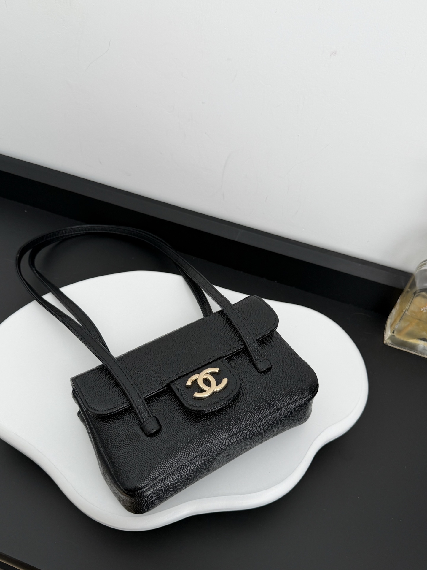 Chanel Leather Strap Bag