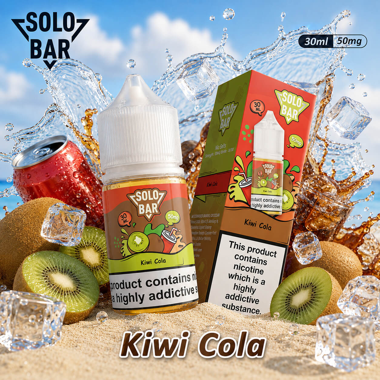 🍓 SoloBar E-Liquid 30ml No.1 Nic Salt