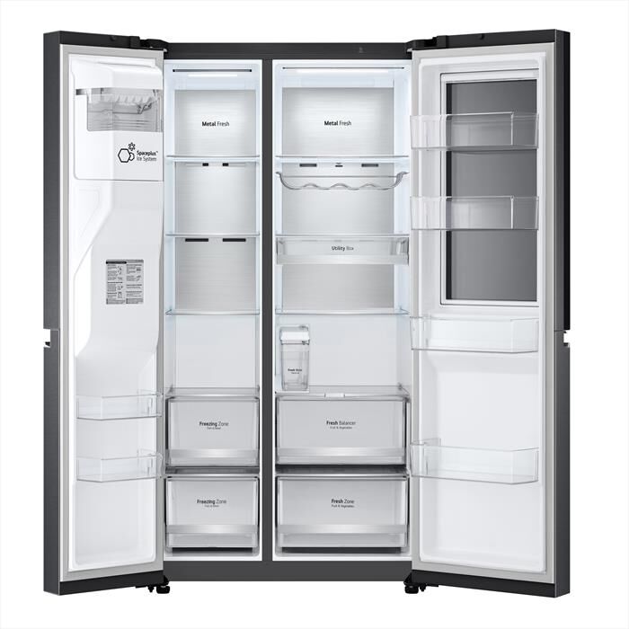 LG - Frigorifero side by side GSXV91MCAE Classe E-Black
