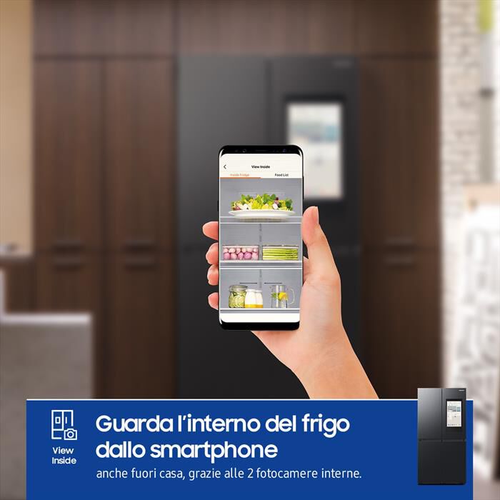 SAMSUNG - Frigorifero 4 porte RF65DG9H0EB1EF Classe E 637 lt-Antracite