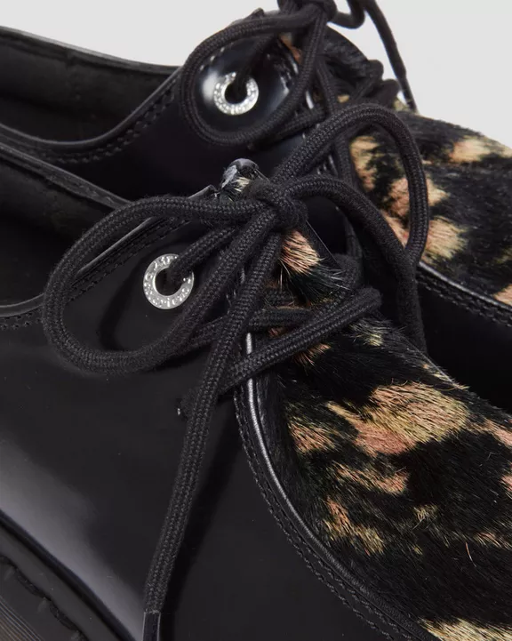 Zeffir 3-eye Hair-On Leather Bex Shoes