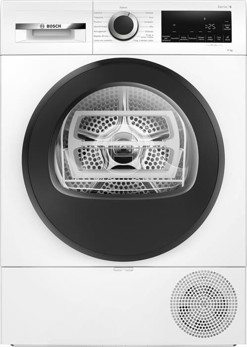 BOSCH - Asciugatrice Serie 6 WQG24201IT 9Kg Classe D-Bianco