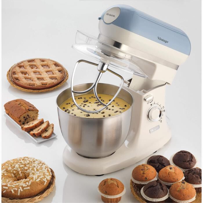 ARIETE - 1588 Vintage Impastatrice Planetaria 5,5L-celeste