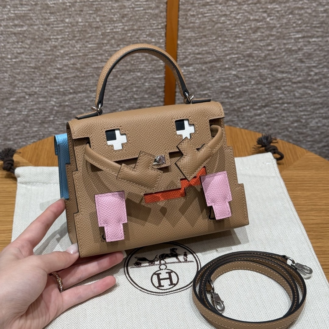 Herms Kelly Doll Picto 18x8x13cm（Multiple colors）
