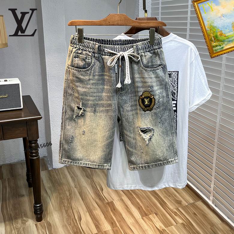 LV Jean shorts