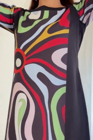 Electric Abstract Dress
