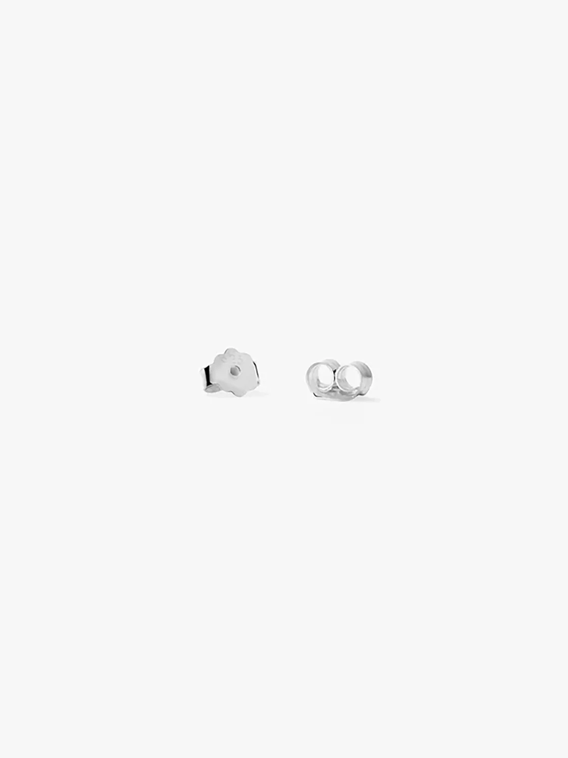 Silver Sapphire Arc Climber Studs
