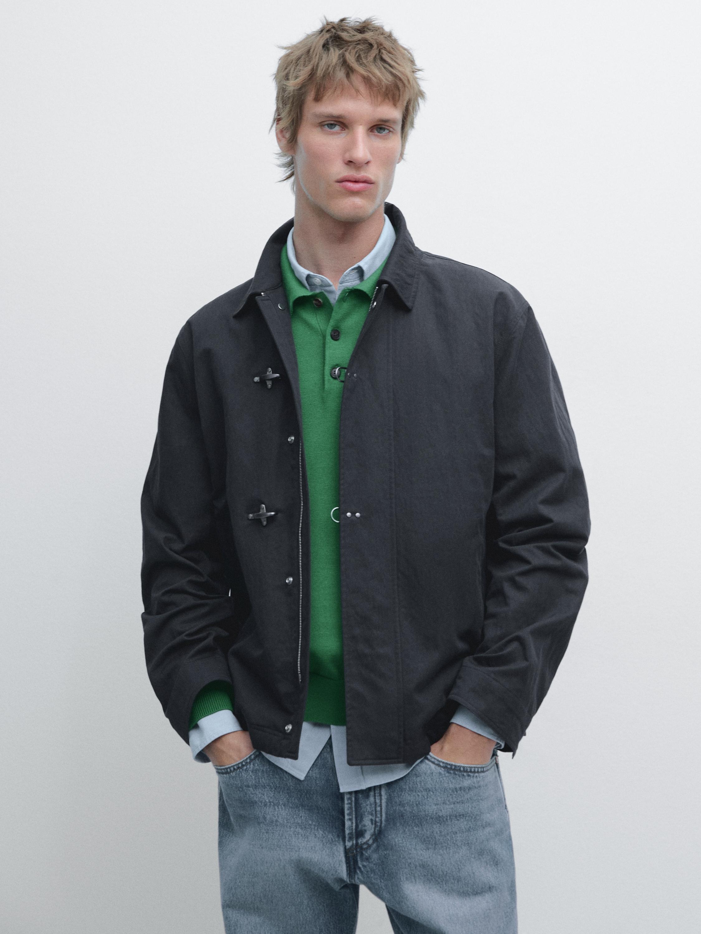 Chaqueta alamares con algodón