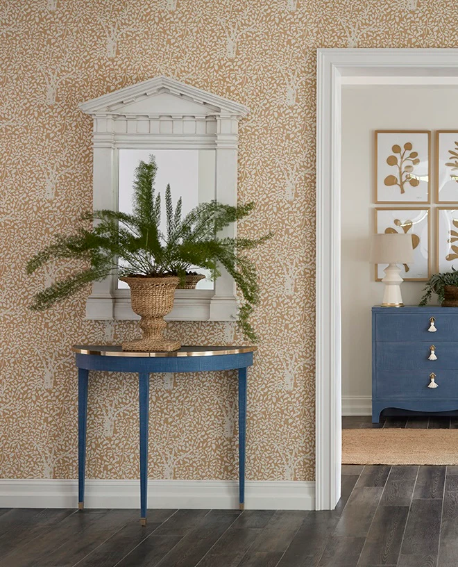 Chatham Demi Lune in Denim Blue Finish
