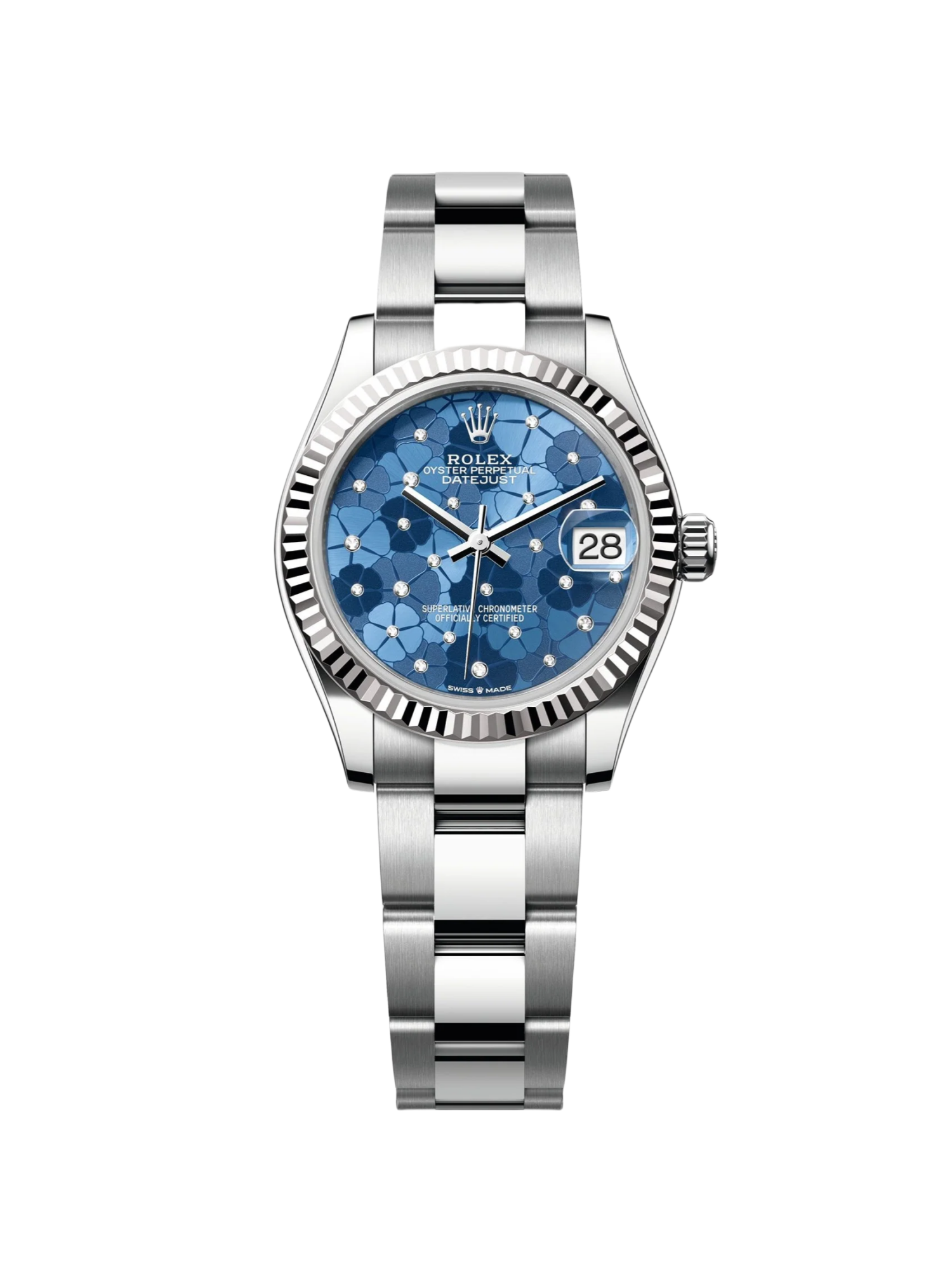 Rolex Datejust m278274-0035/0036 Azzurro Blue Dial Oyster Watch