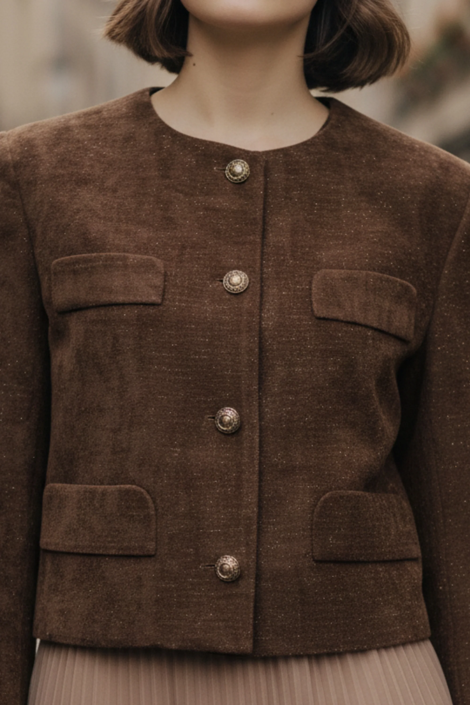 Velvet Bronze Blazer