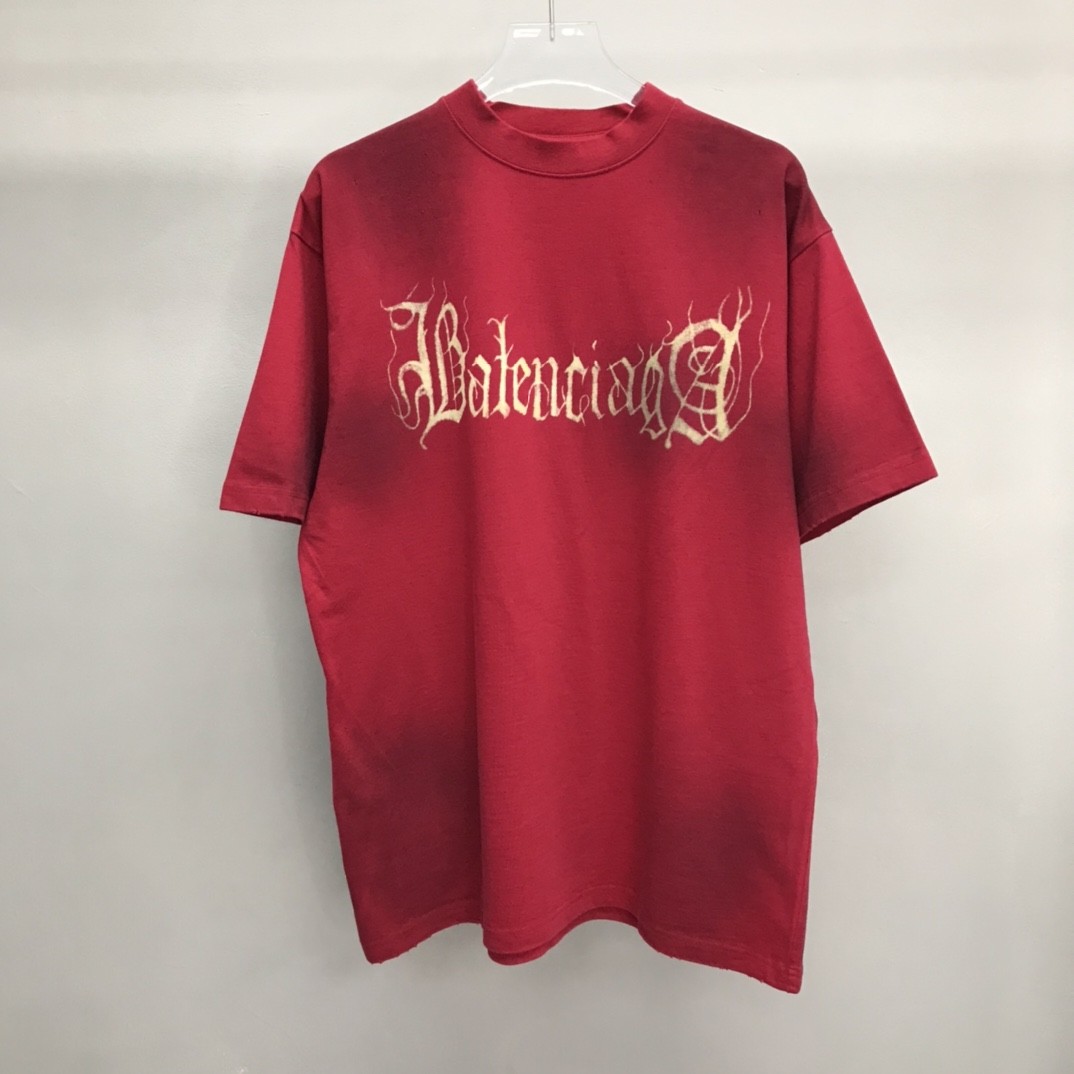 BLCG Sanskrit lettering industrial paint T-shirt