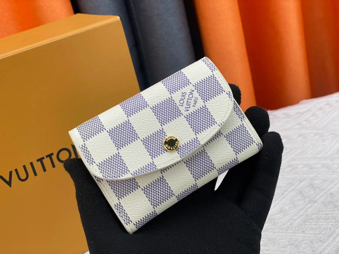 [Louis Vuitton] Small wallet with interior available in 4 colors | The perfect daily partner