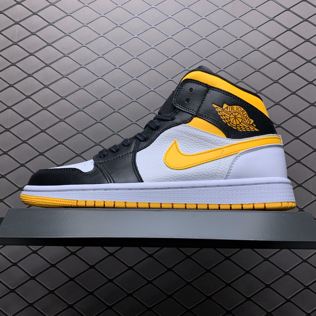 JRD1 Mid white black yellow CV5276-107