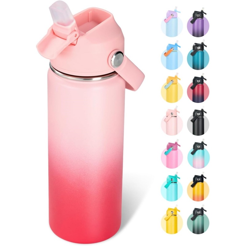 THERMOCLOUD 18oz Insulated Stainless Steel Water Bottle
