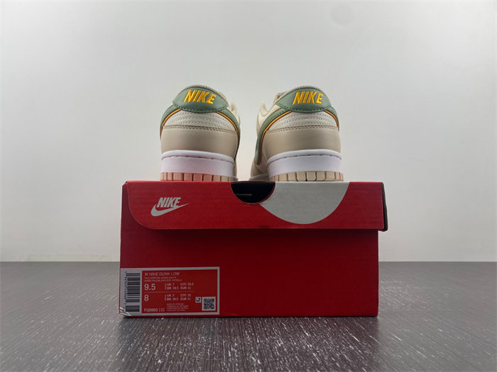 NK Dunk Low Pale Ivory Oil Green FQ6869131