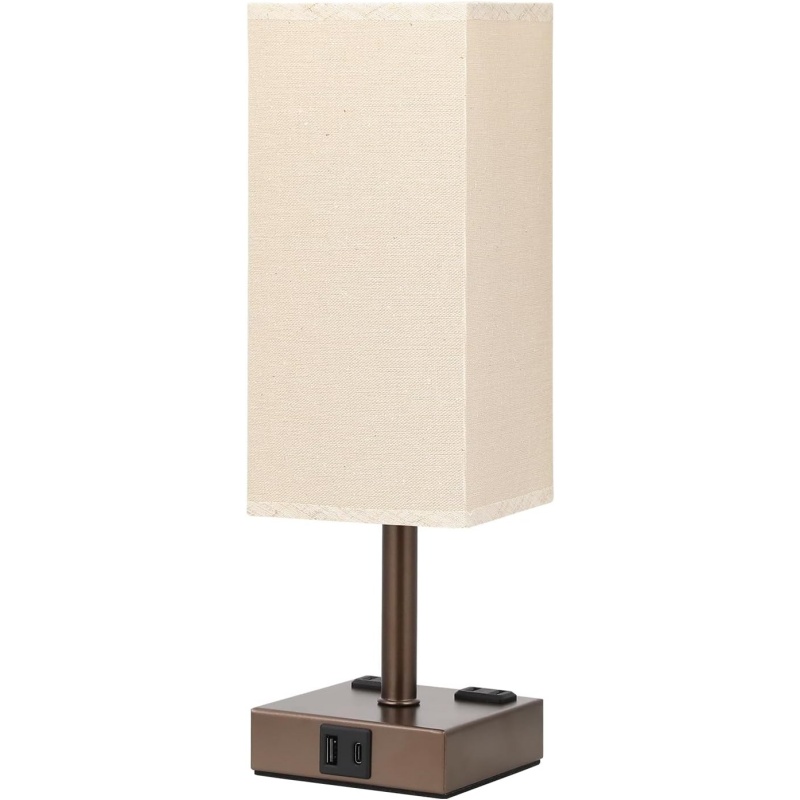 Brown Touch Table Lamp