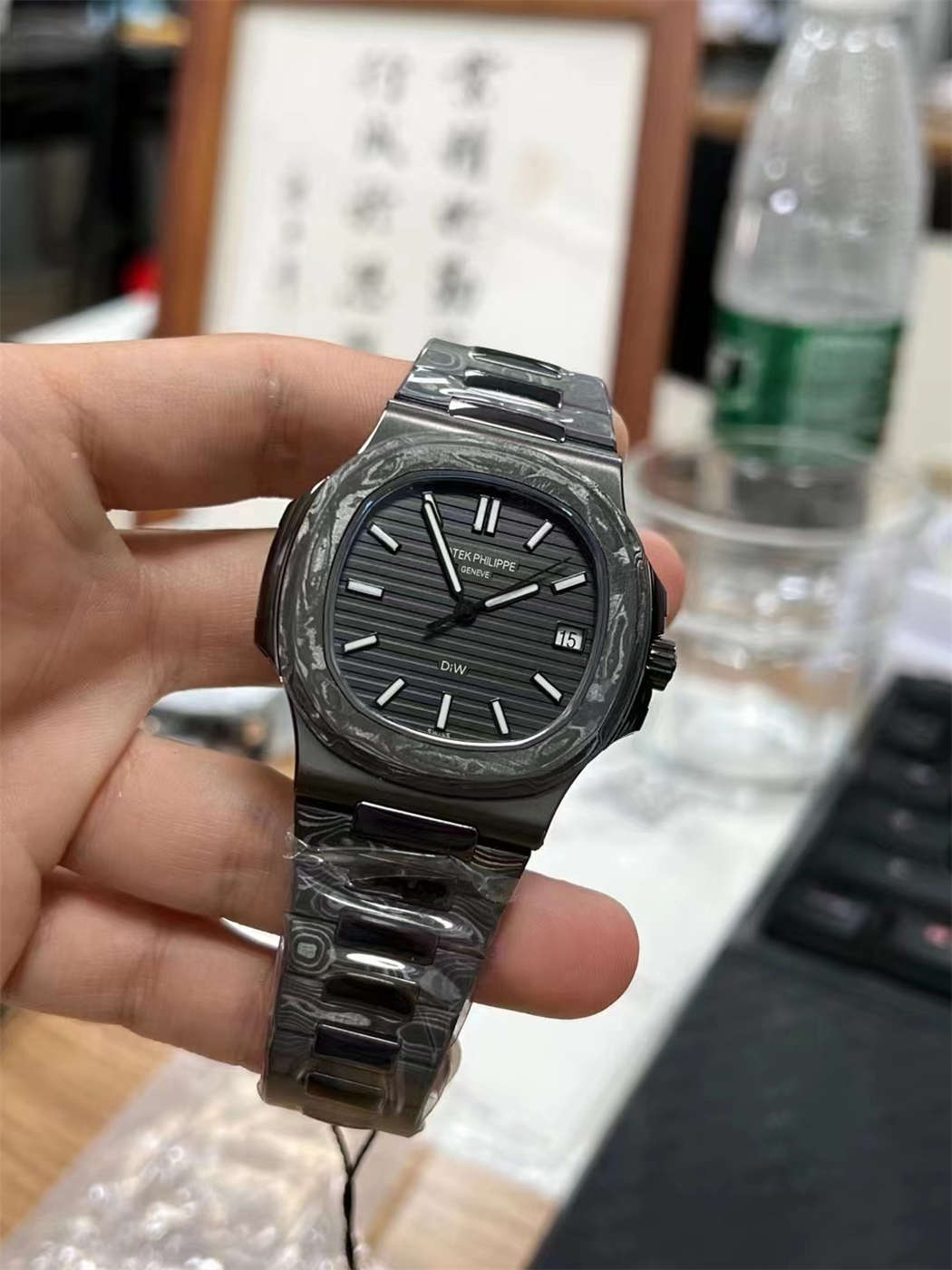 DIW Carbon Fiber Patek Replica | 5711 Forged Carbon Super Clone