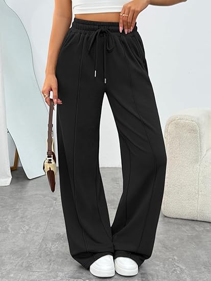 AERLEN Womens Wide Leg Sweatpants