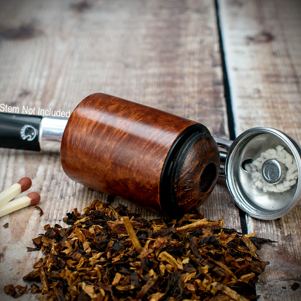 Falcon Pipe Bowl - Short Stack Chimney Smooth