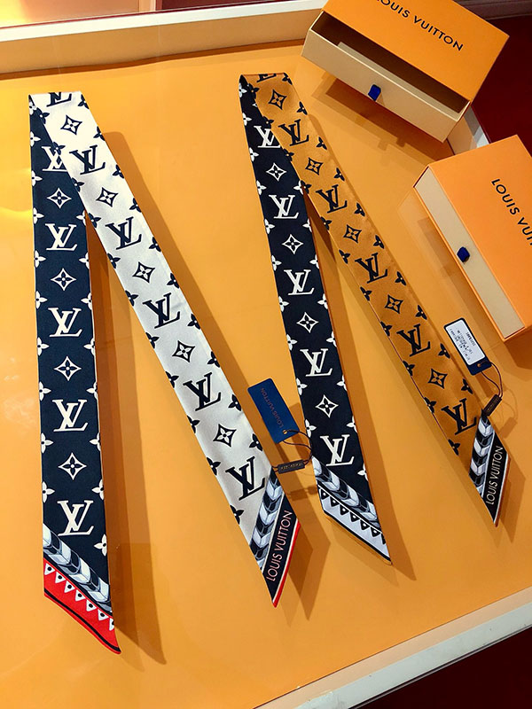 120x8cm Classical prints Handbag Ribbon Scarf Neck Bow WJ-987048