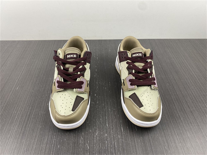 NK Dunk Low Scrap Latte DH7450-100