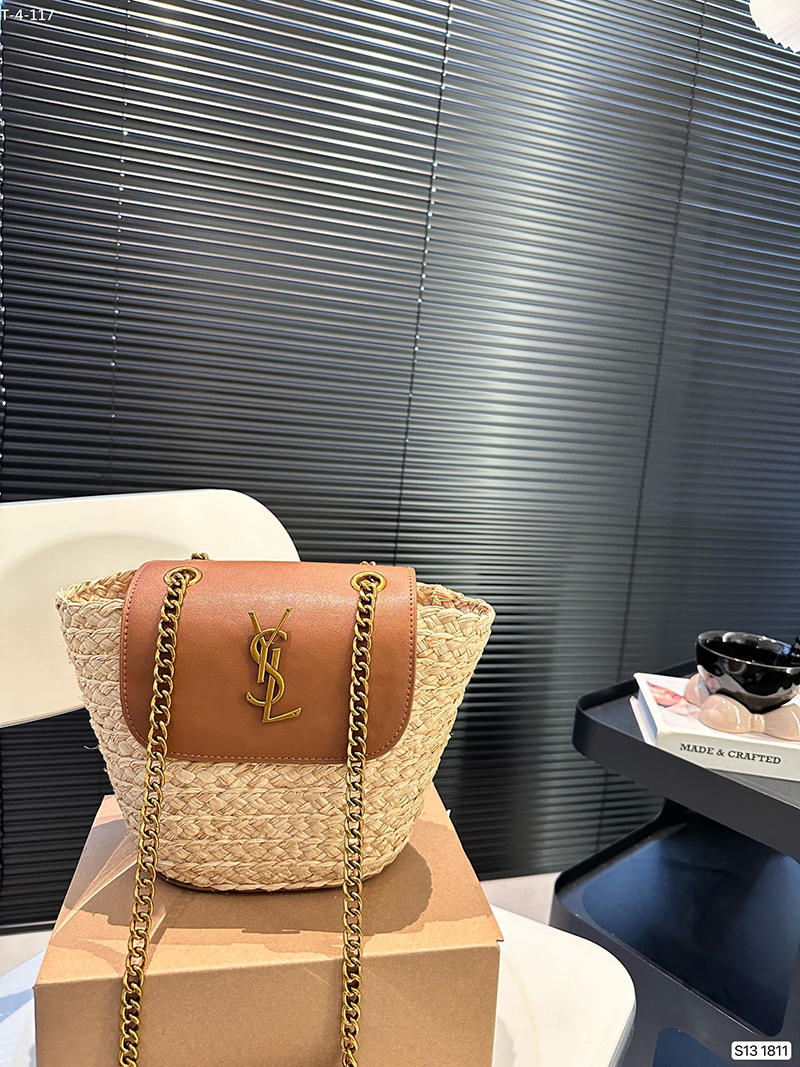 Fashion 6.5″x7.5″ Weave leather Handbag BB-921014