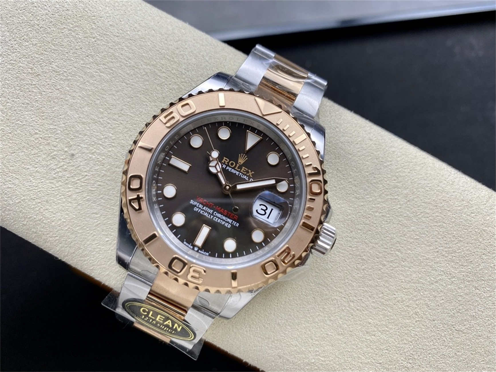 Product Page: Clean Factory Rolex Yacht-Master 40 Brown Dial (M126621‐0001)