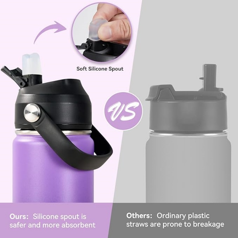 THERMOCLOUD 18oz Insulated Stainless Steel Water Bottle