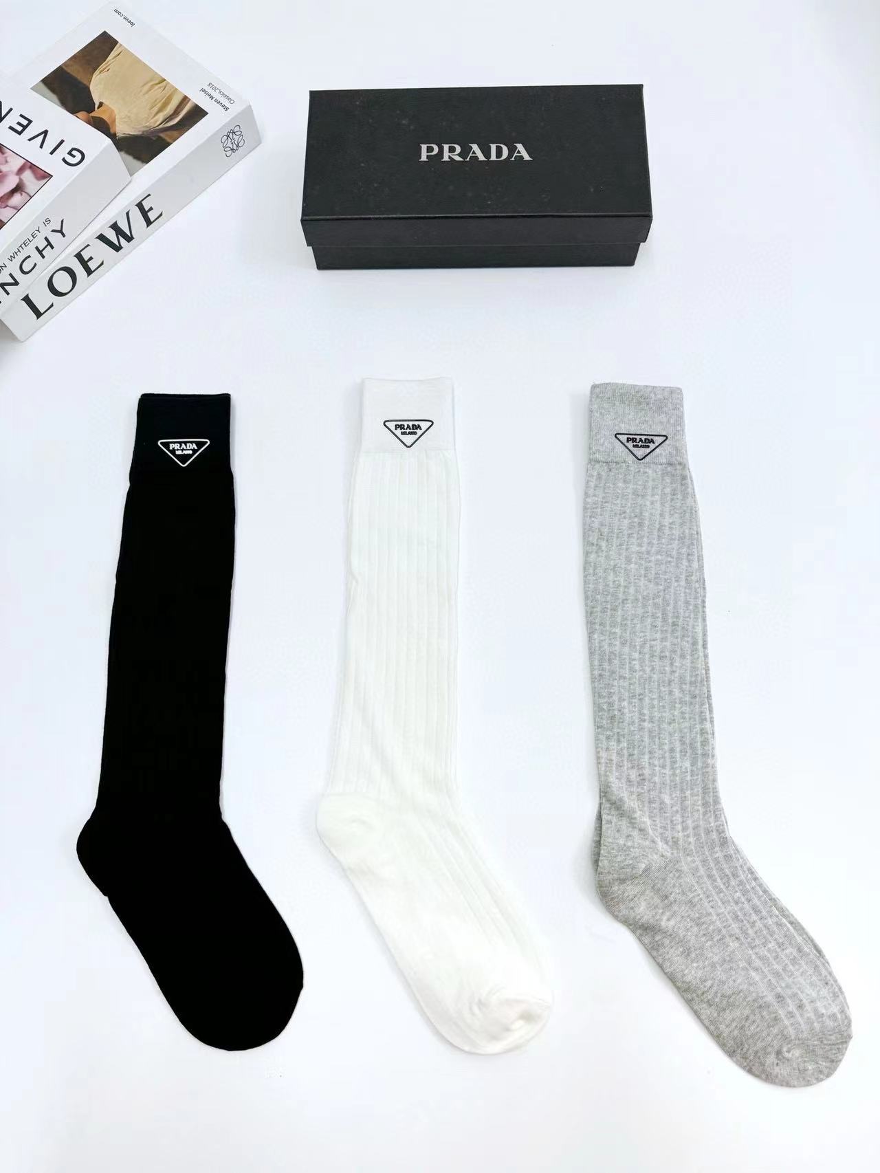 Fashion 1 Pairs of 100% Long Cotton stockings calf socks WZ-924000322