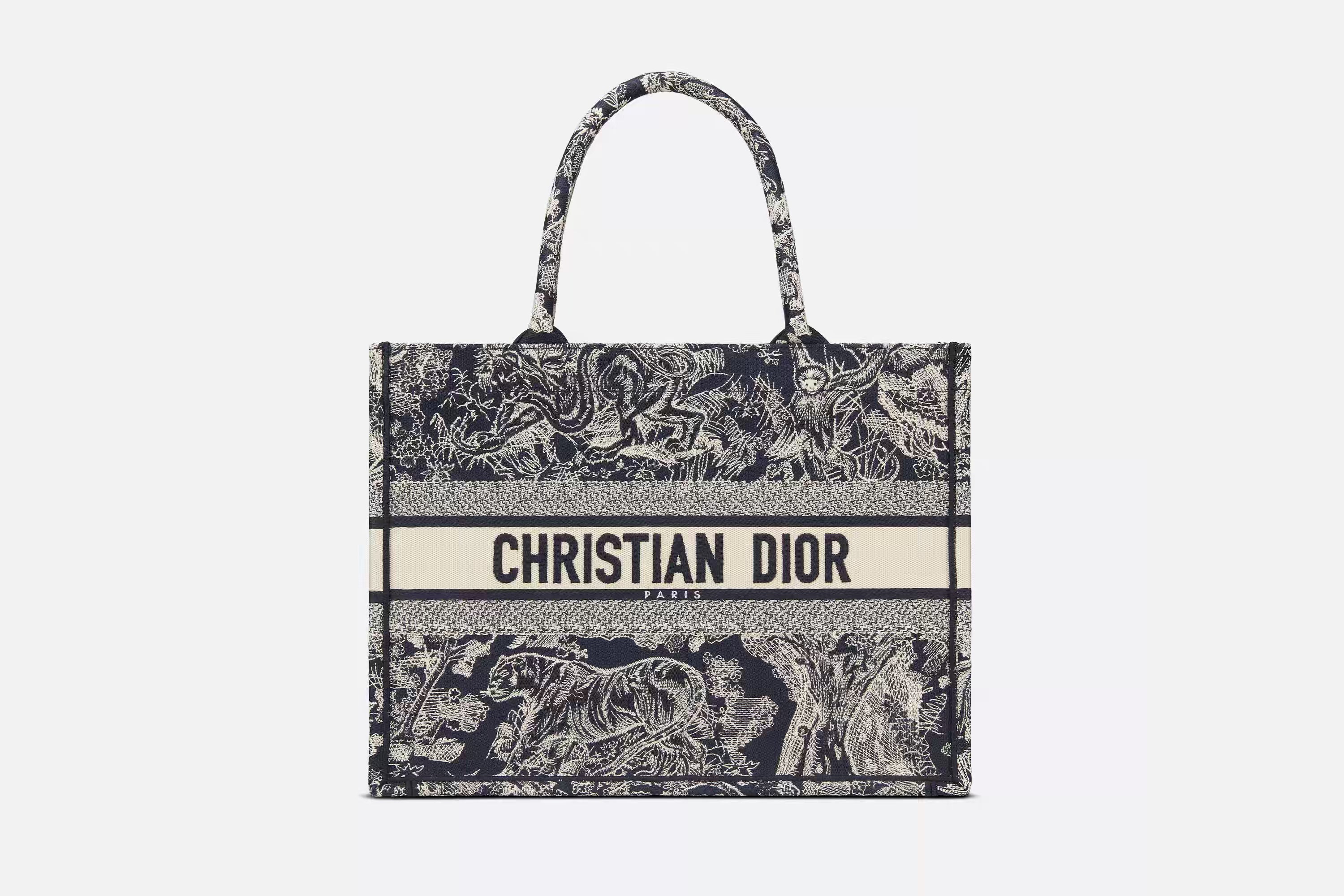 [Dior] First come, first served Book Tote Medium Bag with Logo