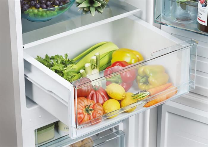 CANDY - Frigorifero combinato CCT3L517ES Classe E 260 lt-Argento