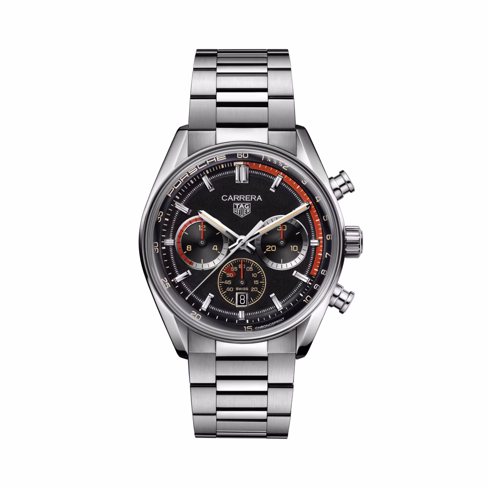 TAG Heuer Carrera Chronosprint X Porsche Rallye 42mm Mens Watch CBS2015.EB0381