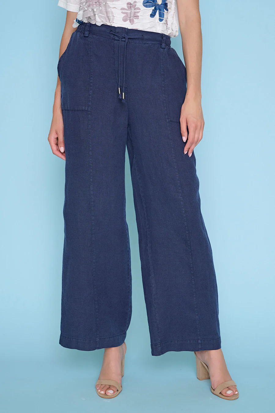 Straight-Leg Regular-Length Pants