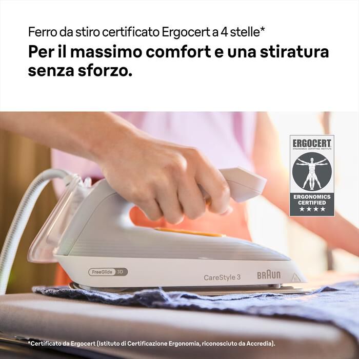 BRAUN - SISTEMA STIRANTE CARESTYLE 3 IS3231GY-Grigio