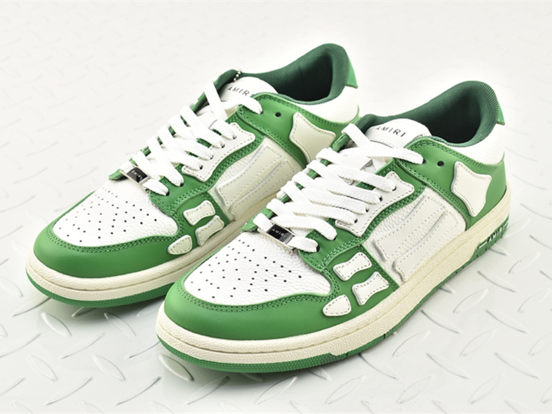 AMR Skel Top Low White Green MFS003-344