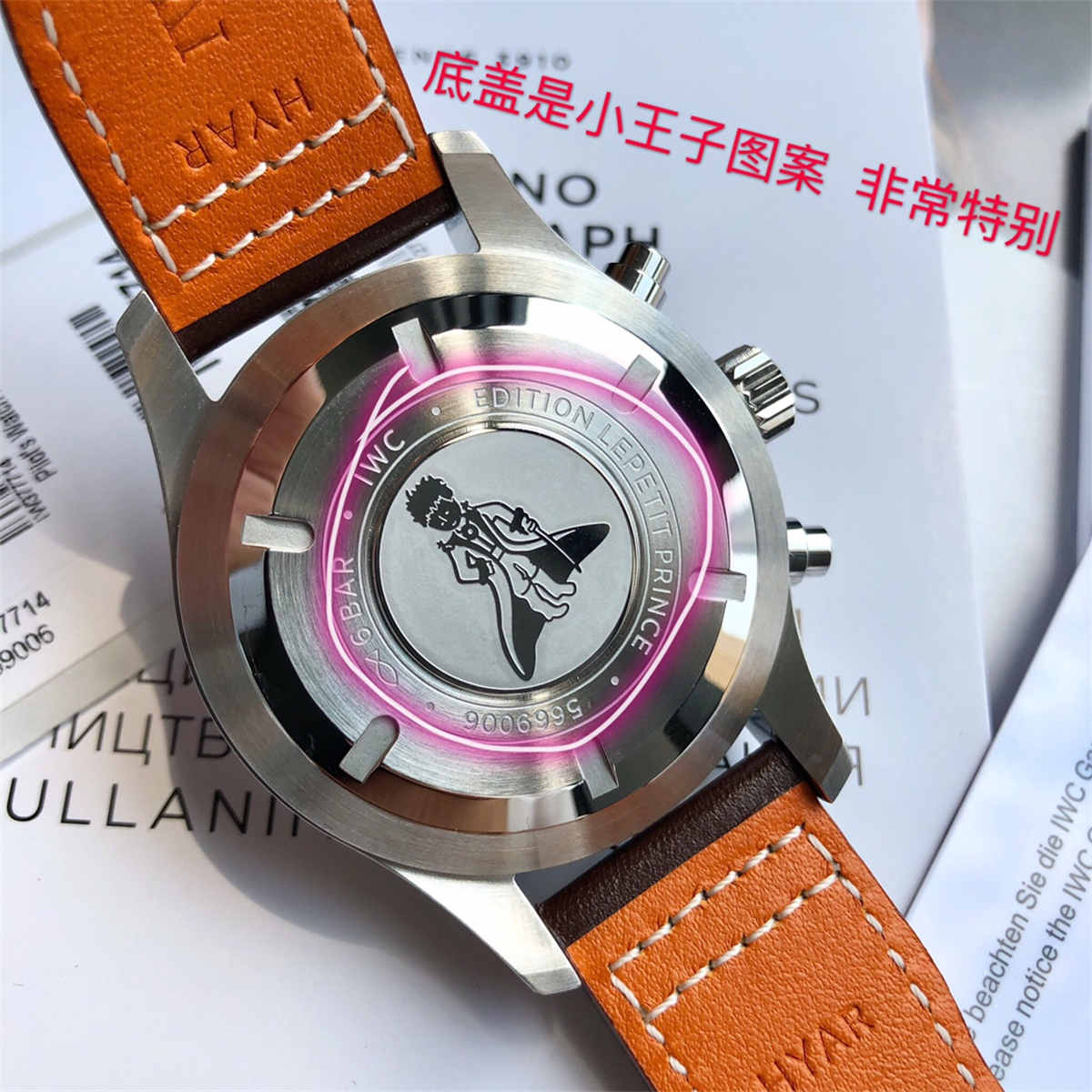 IWC IW377714 Pilot Chronograph – Le Petit Prince Blue Dial Automatic 43mm