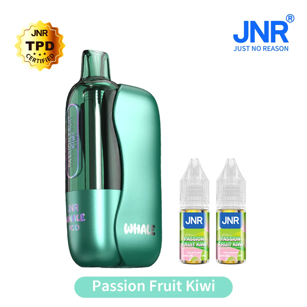 JNR Whale 38K Puffs - Kit Pod Pré-rempli et Rechargeable - Vape Grok