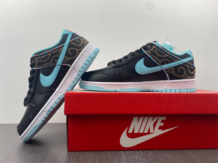 NK Dunk Low SE Barber Shop Black dh7614-001