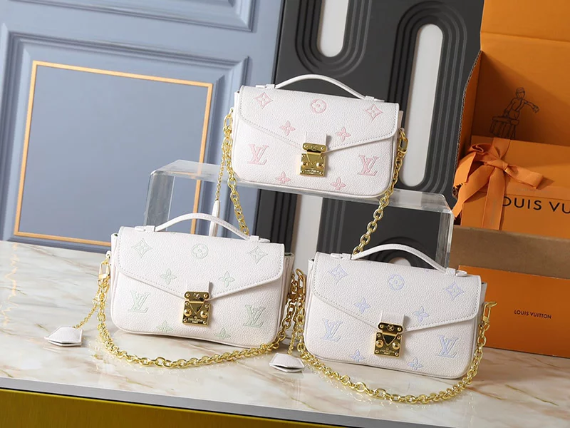 3Colors 8.5″x5.3″x2.4″ Chains Genuine Leather Handbag with adjustable straps BB-9211007