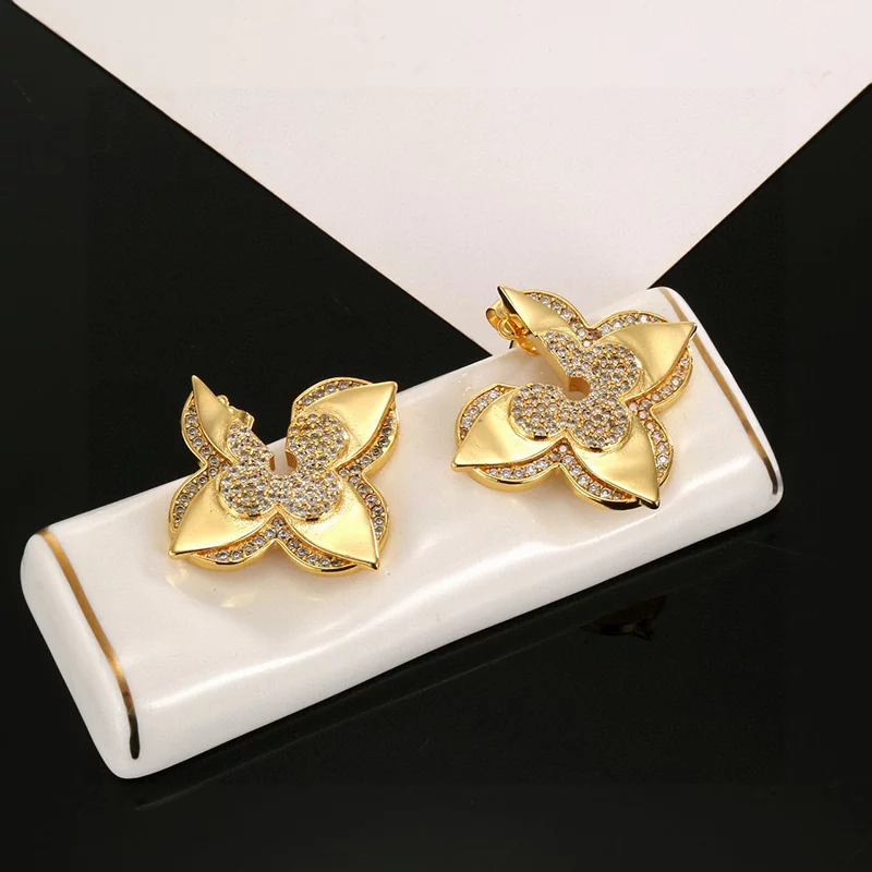 Flowers Stone-set Earrings ED-931333