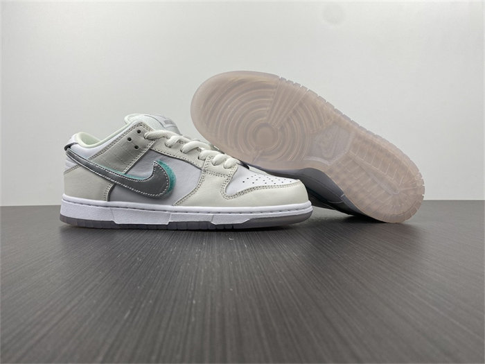 NK SB Dunk Low Diamond Supply Co White Diamond BV1310-100