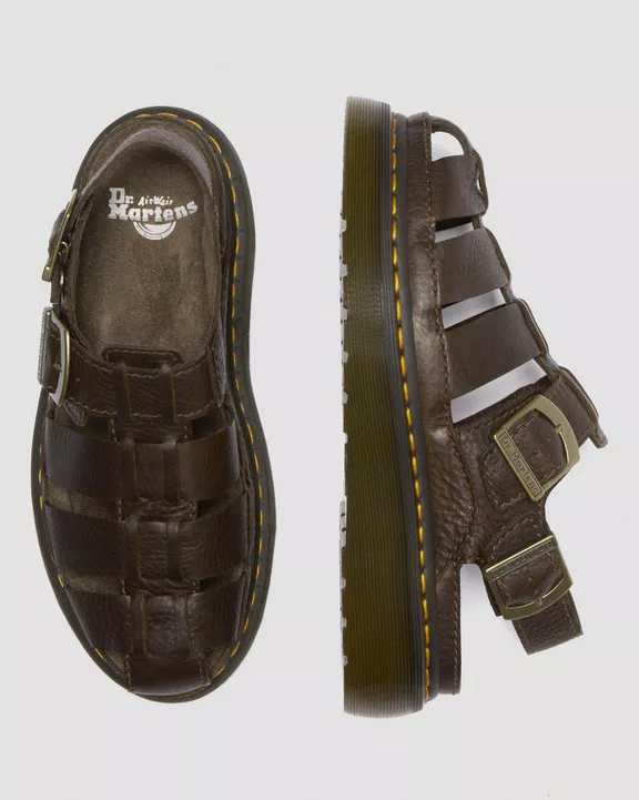 Wrenlie Leather Fisherman Sandals