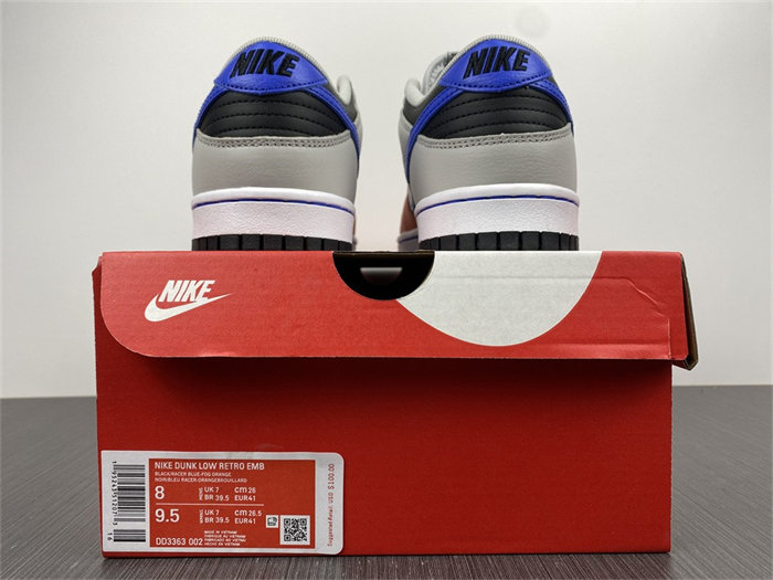 NK Dunk Low EMB NBA 75th Anniversary Knicks DD3363-002
