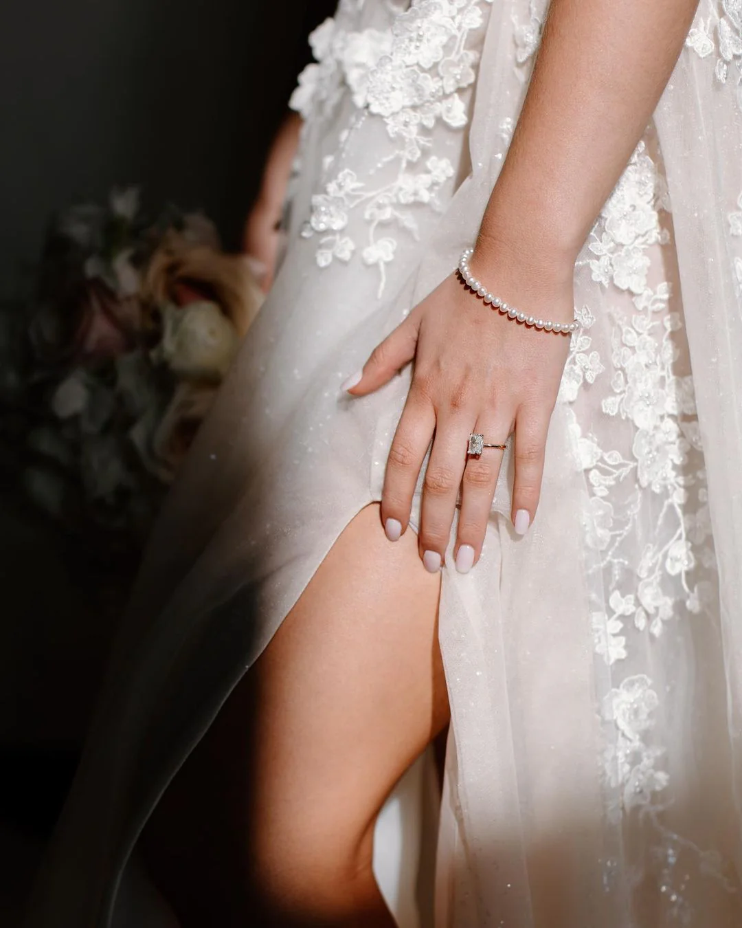 Fairy A Line Sweetheart Tulle Wedding Dress with Appliques